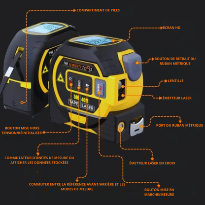 Télémètre Laser 3 en 1